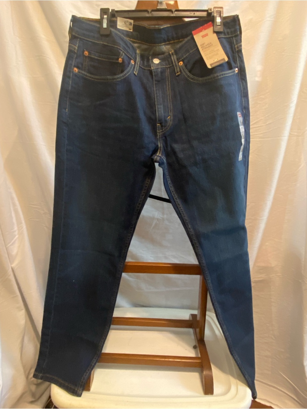 Levi's Men's Dark Blue Slim Straight Jeans